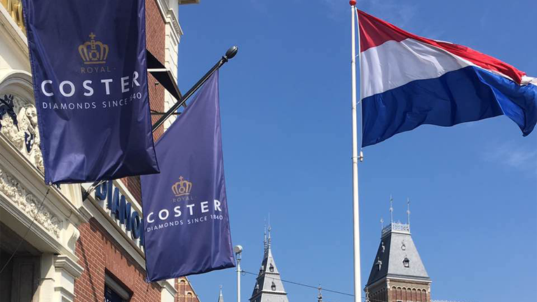 Now, Chinese tourists can enjoy the tax refund in Netherland Royal Coster Diamonds